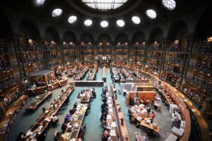 Bibliothèque nationale de FranceSource: Vincent Desjardins – Flickr: Eredeti fotó, CC BY 2.0, URL: https://commons.wikimedia.org/w/index.php?curid=22087211